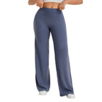 SculptForHer Women’s Straight Leg Gym Trousers – Soft Stretch Pilates, Yoga & Activewear Pants