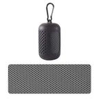 SculptForHer Cooling Gym Towel | Instant Cooling Microfibre Sports Towel with Silicone Carry Case | Quick Dry for Gym, Running, Fitness, Hiking & Travel
