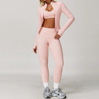 Women’s 2/3 Piece Long Sleeve Gym Set | Sculpting Activewear