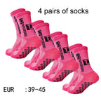SculptForHer 4 Pair Performance Football Socks | Cushioned Breathable Sports Socks for Football, Running, Gym & Training