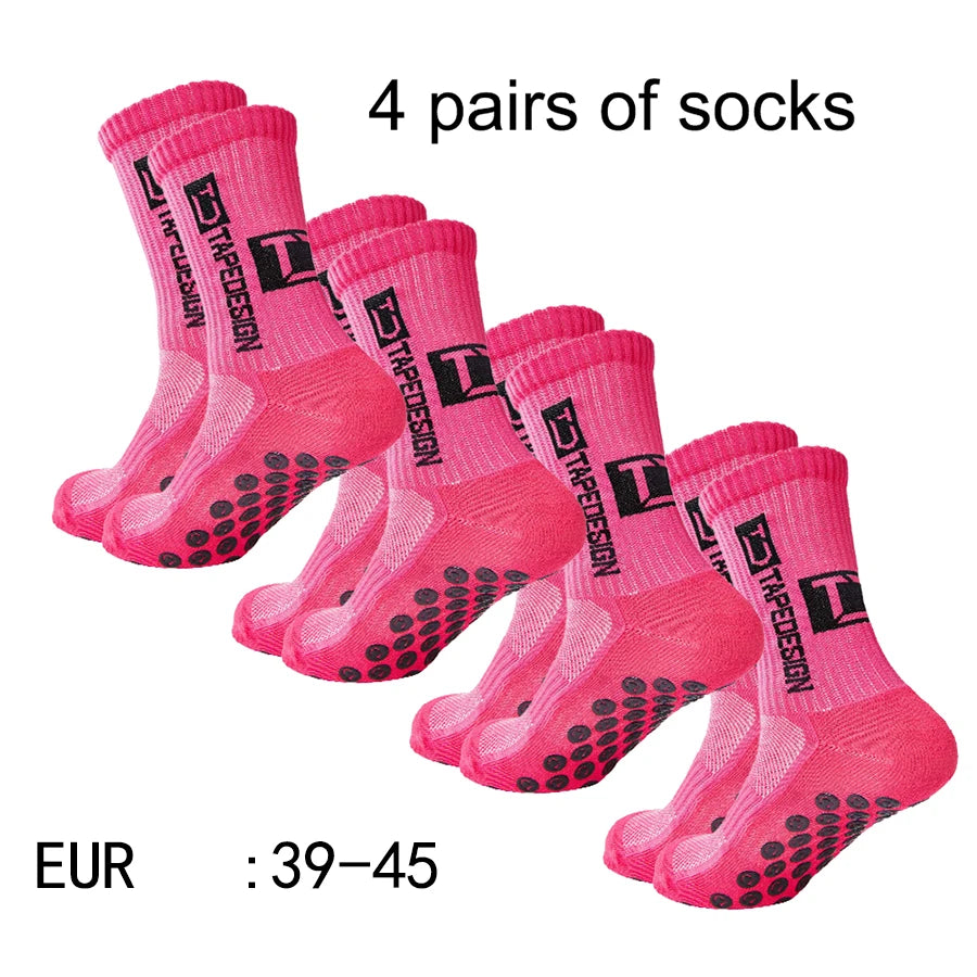 SculptForHer 4 Pair Performance Football Socks | Cushioned Breathable Sports Socks for Football, Running, Gym & Training