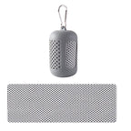 SculptForHer Cooling Gym Towel | Instant Cooling Microfibre Sports Towel with Silicone Carry Case | Quick Dry for Gym, Running, Fitness, Hiking & Travel