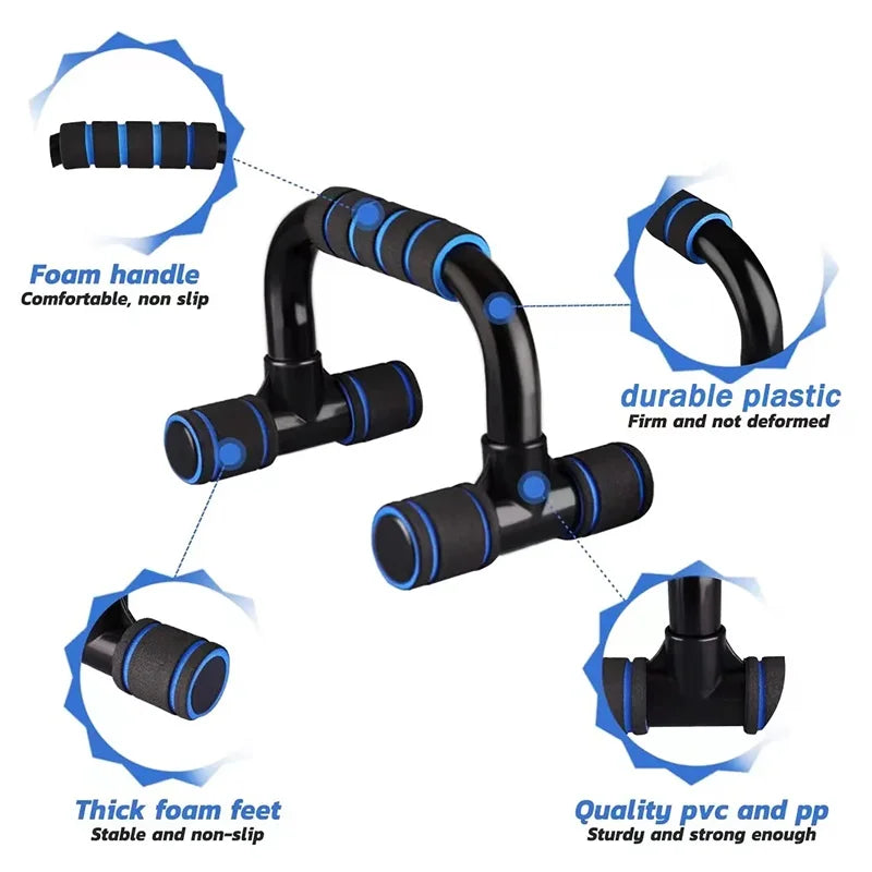 SculptForHer U-Shaped Push-Up Bars | Non-Slip Strength Training Push-Up Handles for Home Gym Workouts