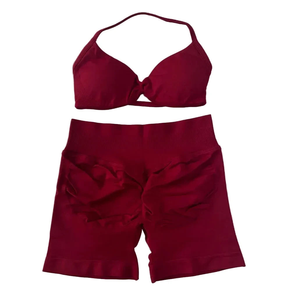 SculptForHer Sculpt Seamless Scrunch Bum Gym Set