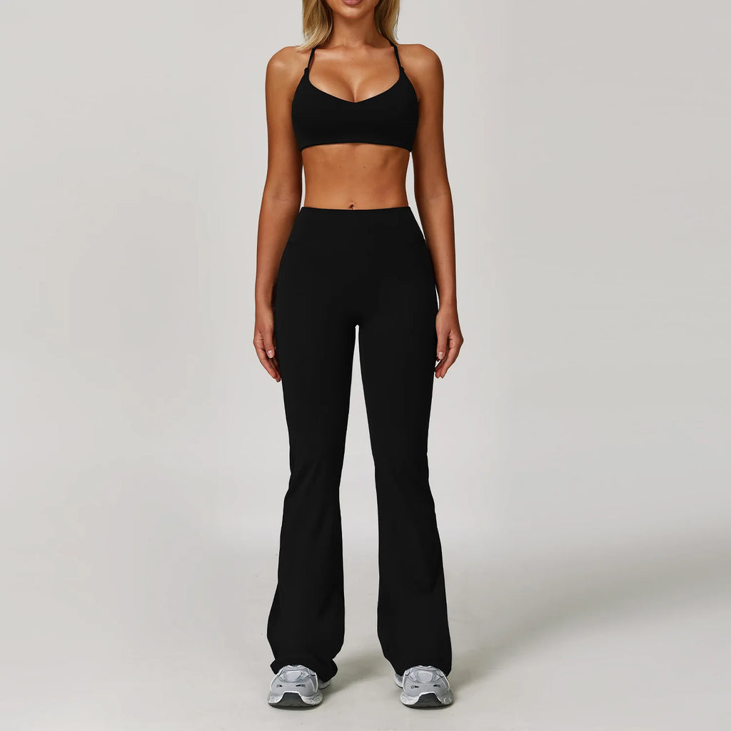 Women’s 2/3 Piece Long Sleeve Gym Set | Sculpting Activewear