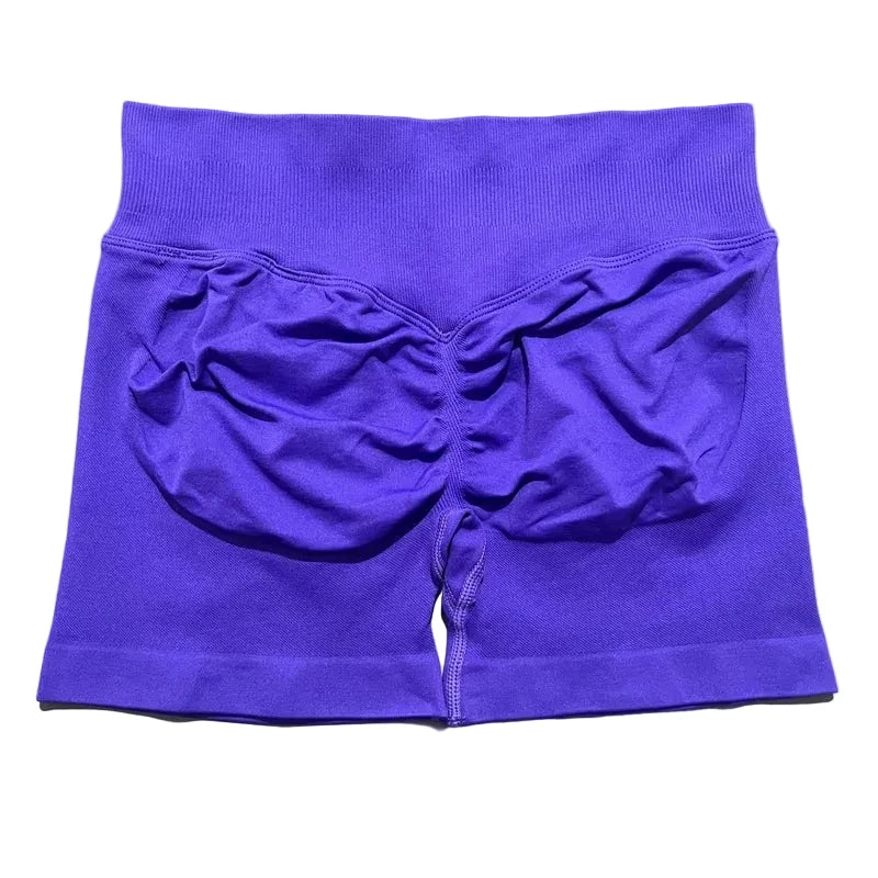Sculpta™ Seamless Sculpt Scrunch Shorts | High Waist Gym & Running Shorts