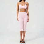 SculptForHer Sculpt & Move Seamless Capri Gym Set – Women’s 2 Piece Activewear