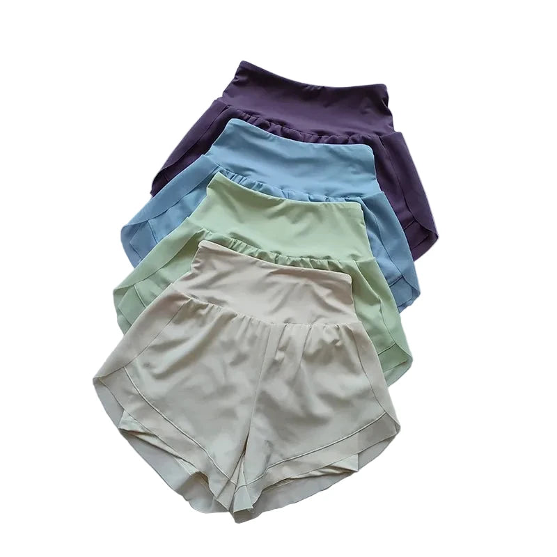 SculptForHer Women’s 2-in-1 Quick-Dry Running Shorts | High-Waisted Gym & Training Shorts