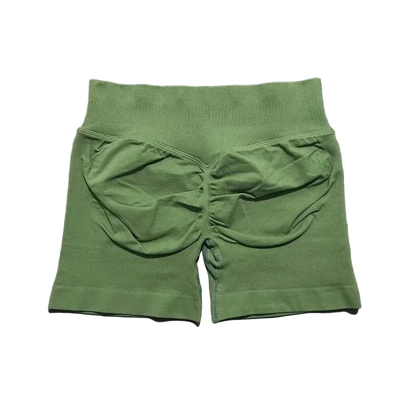 Sculpta™ Seamless Sculpt Scrunch Shorts | High Waist Gym & Running Shorts