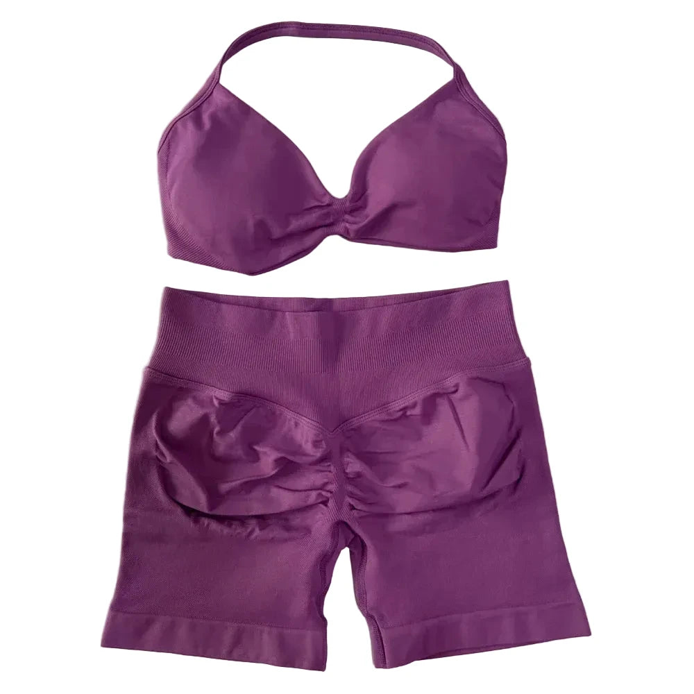 SculptForHer Sculpt Seamless Scrunch Bum Gym Set