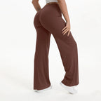 SculptForHer Women’s Straight Leg Gym Trousers – Soft Stretch Pilates, Yoga & Activewear Pants