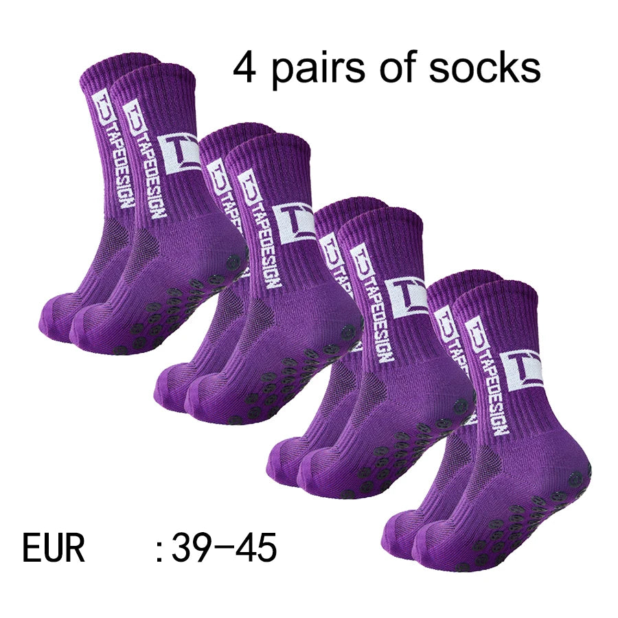 SculptForHer 4 Pair Performance Football Socks | Cushioned Breathable Sports Socks for Football, Running, Gym & Training