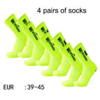 SculptForHer 4 Pair Performance Football Socks | Cushioned Breathable Sports Socks for Football, Running, Gym & Training