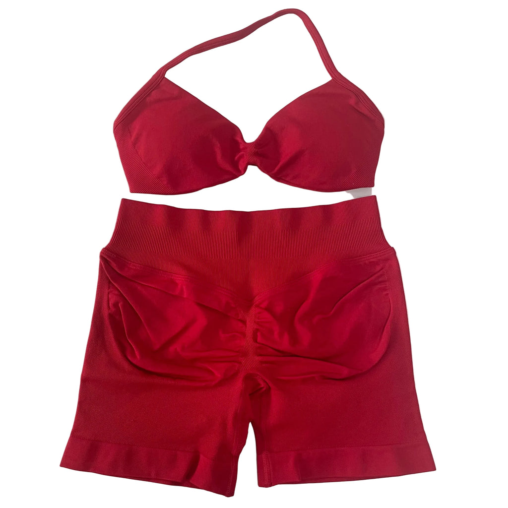 SculptForHer Sculpt Seamless Scrunch Bum Gym Set