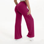 SculptForHer Women’s Straight Leg Gym Trousers – Soft Stretch Pilates, Yoga & Activewear Pants