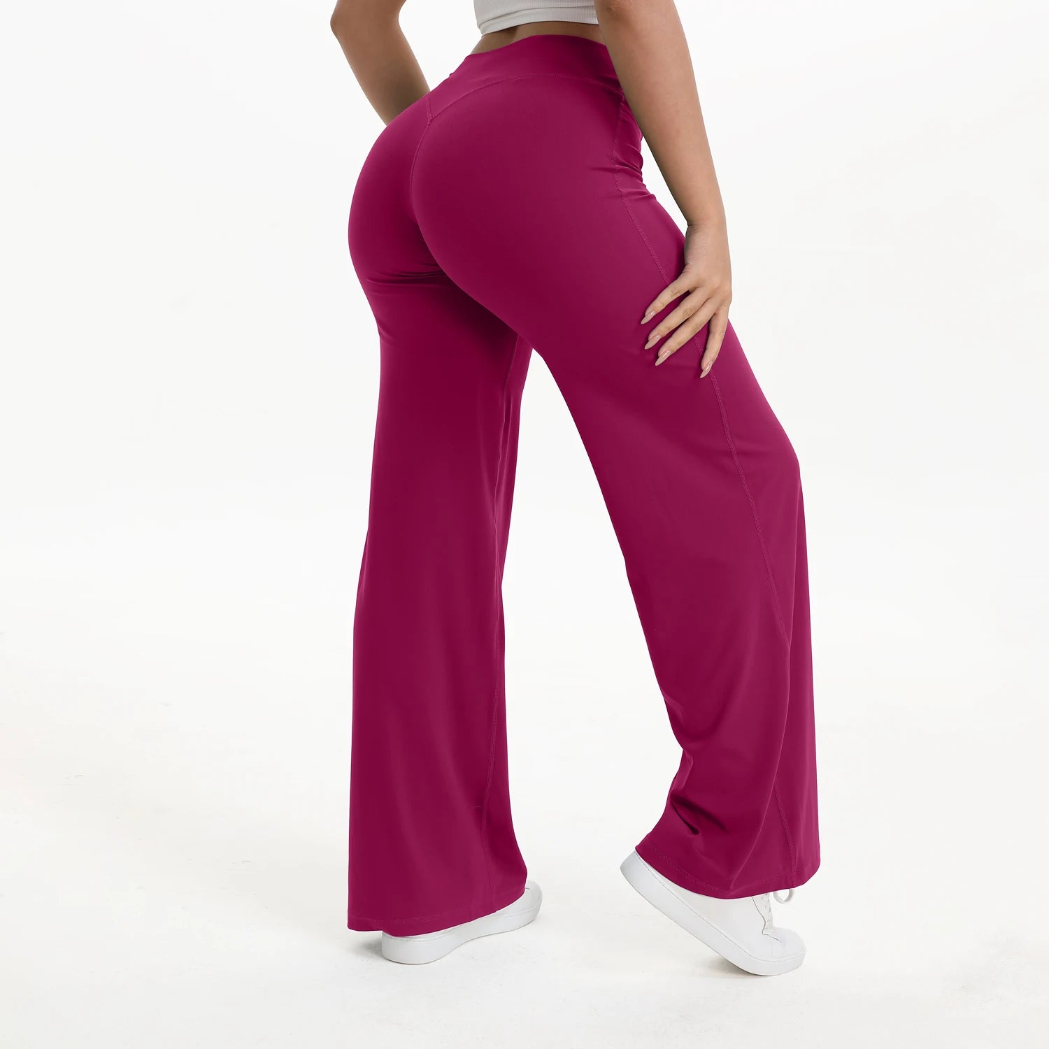 Sculpta Women’s Straight Leg Gym Trousers – Soft Stretch Pilates, Yoga & Activewear Pants