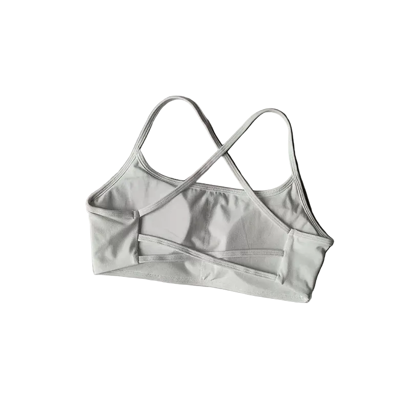 SculptForHer Cross Back Sports Bra | Women’s High Support Seamless Running & Gym Bra