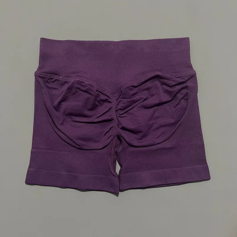SculptaForHer Sculpt Scrunch Shorts | High Waisted Seamless Gym Shorts