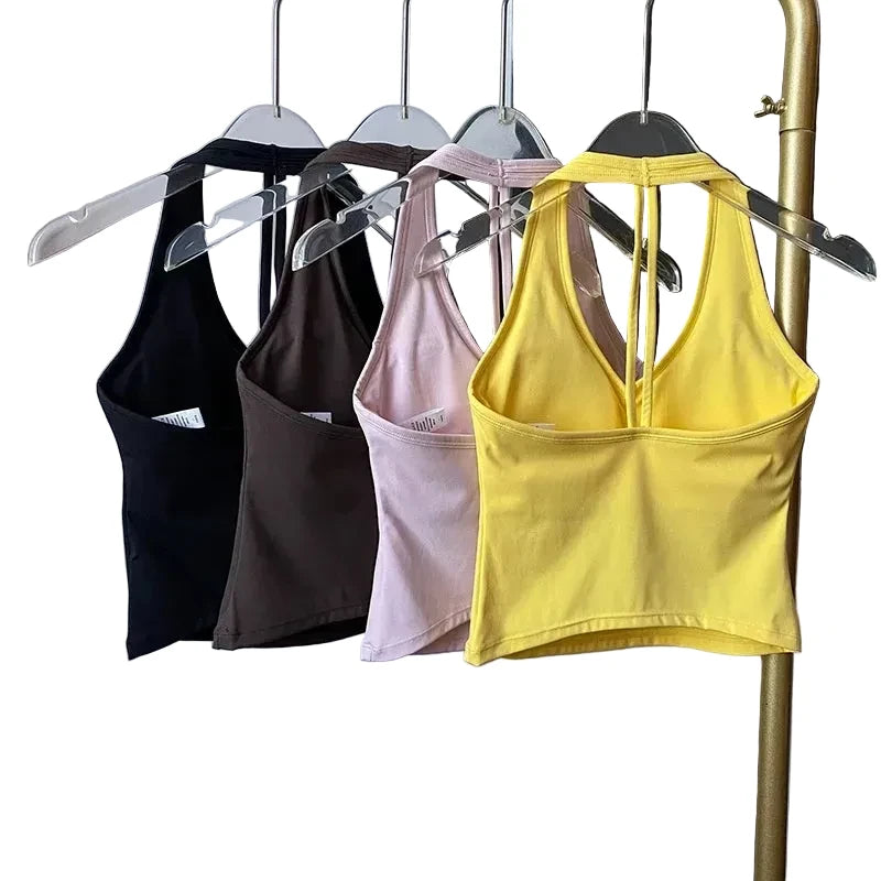 Sculpta™ SculptFit V-Neck Sports Bra | Seamless Low-Impact Gym & Yoga Bra for Women