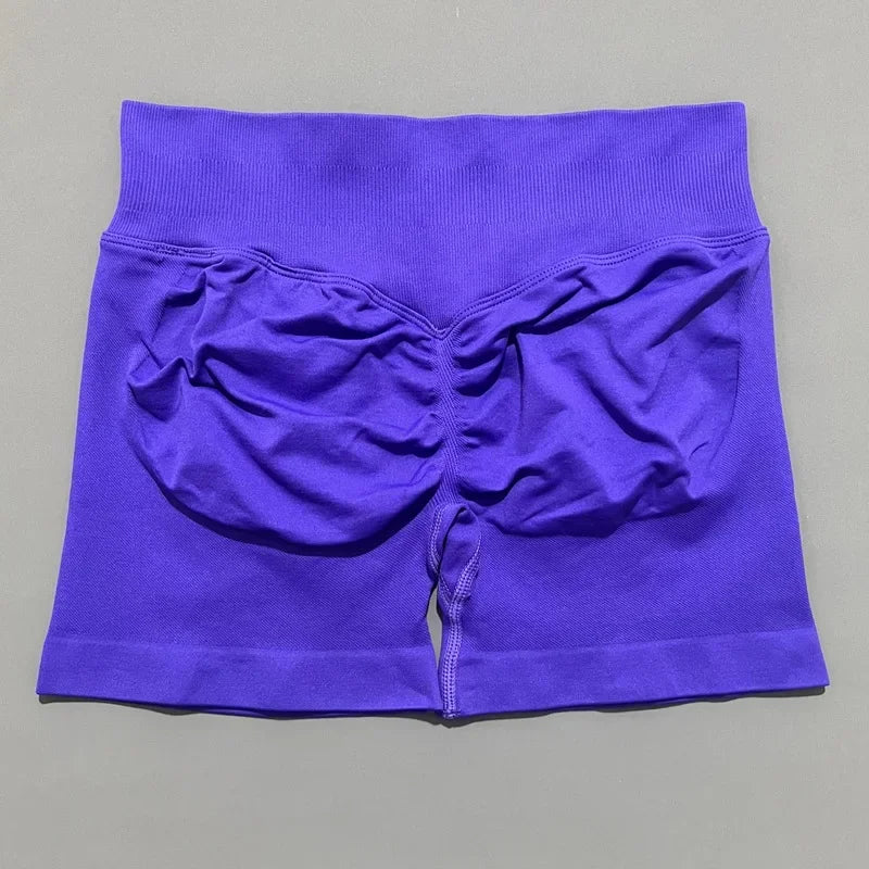 SculptaForHer Sculpt Scrunch Shorts | High Waisted Seamless Gym Shorts
