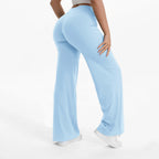 SculptForHer Women’s Straight Leg Gym Trousers – Soft Stretch Pilates, Yoga & Activewear Pants