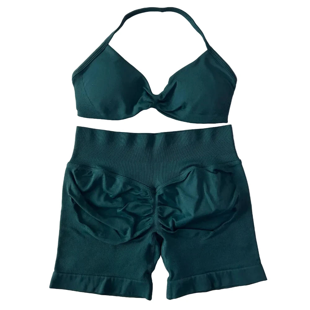 SculptForHer Sculpt Seamless Scrunch Bum Gym Set