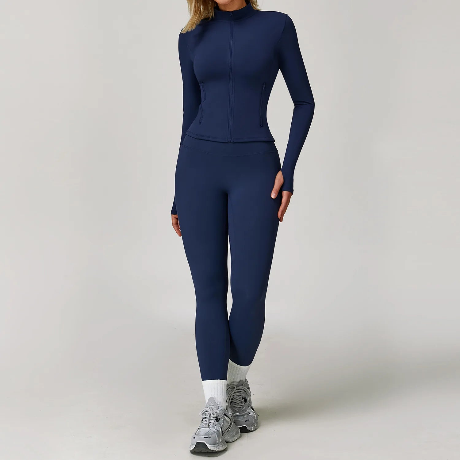 Women’s 2/3 Piece Long Sleeve Gym Set | Sculpting Activewear