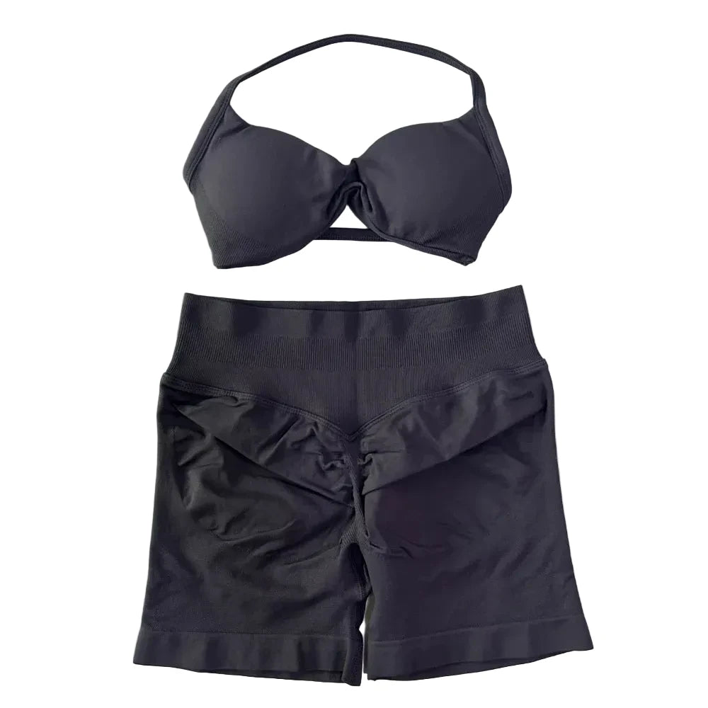 SculptForHer Sculpt Seamless Scrunch Bum Gym Set