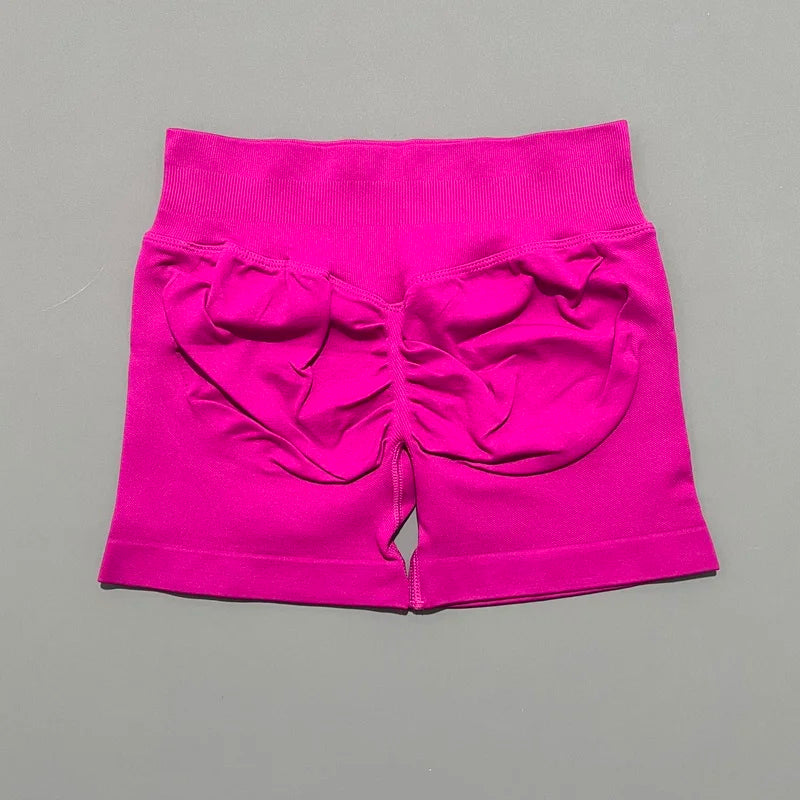 SculptaForHer Sculpt Scrunch Shorts | High Waisted Seamless Gym Shorts