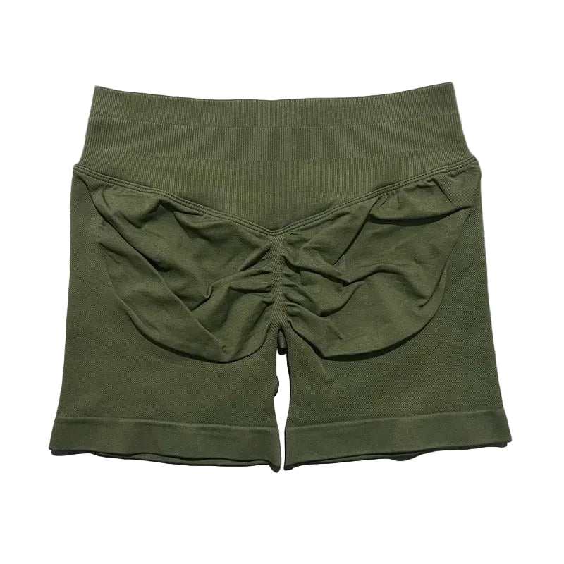 Sculpta™ Seamless Sculpt Scrunch Shorts | High Waist Gym & Running Shorts
