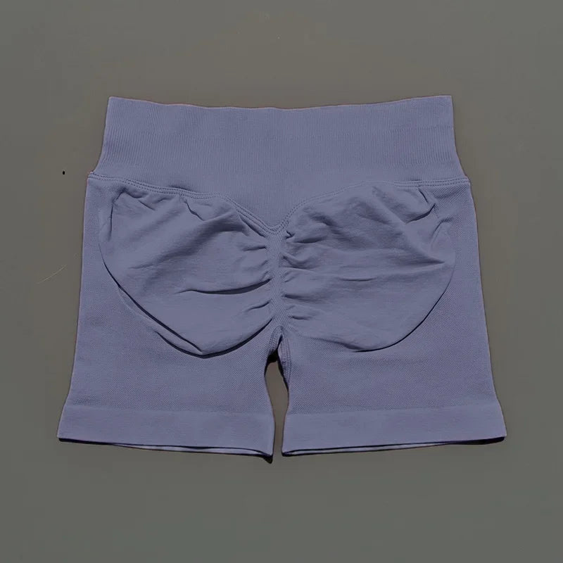 SculptaForHer Sculpt Scrunch Shorts | High Waisted Seamless Gym Shorts
