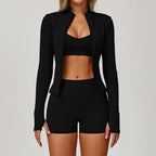Women’s 2/3 Piece Long Sleeve Gym Set | Sculpting Activewear