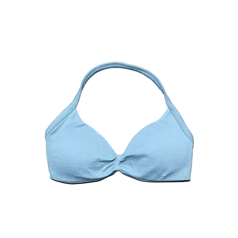 Sculpta™ Backless Strappy Sports Bra | Seamless Medium Support