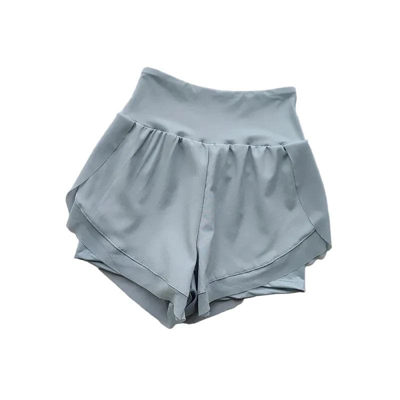SculptForHer Women’s 2-in-1 Quick-Dry Running Shorts | High-Waisted Gym & Training Shorts