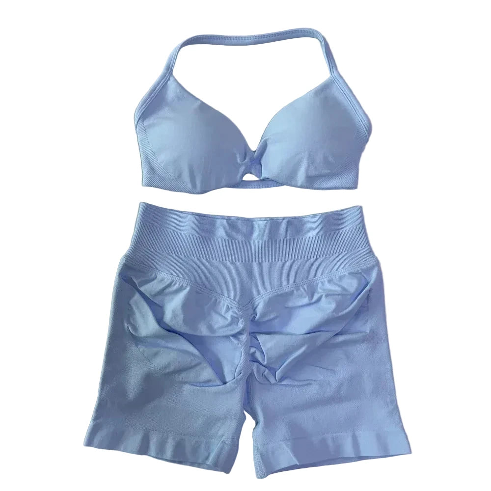 SculptForHer Sculpt Seamless Scrunch Bum Gym Set