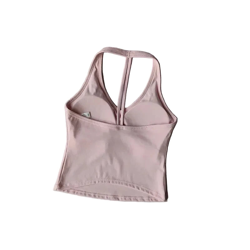 Sculpta™ SculptFit V-Neck Sports Bra | Seamless Low-Impact Gym & Yoga Bra for Women