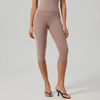 Hearuisavy Women High Waist Capri Yoga Pants Quick Dry Workout Gym Fitness Running Sports Tights Butt Lift 3/4 Leggings Female