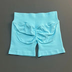 SculptaForHer Sculpt Scrunch Shorts | High Waisted Seamless Gym Shorts