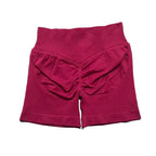 SculptaForHer Sculpt Scrunch Shorts | High Waisted Seamless Gym Shorts