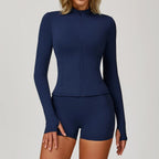 Women’s 2/3 Piece Long Sleeve Gym Set | Sculpting Activewear