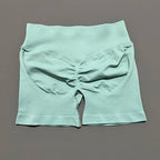SculptaForHer Sculpt Scrunch Shorts | High Waisted Seamless Gym Shorts