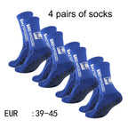 SculptForHer 4 Pair Performance Football Socks | Cushioned Breathable Sports Socks for Football, Running, Gym & Training