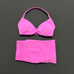 SculptForHer Women’s 2 Piece Scrunch Gym Set | High-Waisted Shorts & Strappy Sports Bra | Seamless Workout Outfit