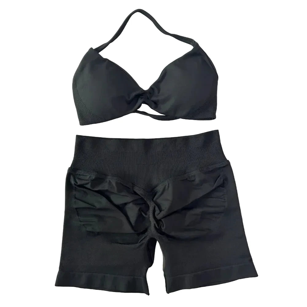 SculptForHer Sculpt Seamless Scrunch Bum Gym Set