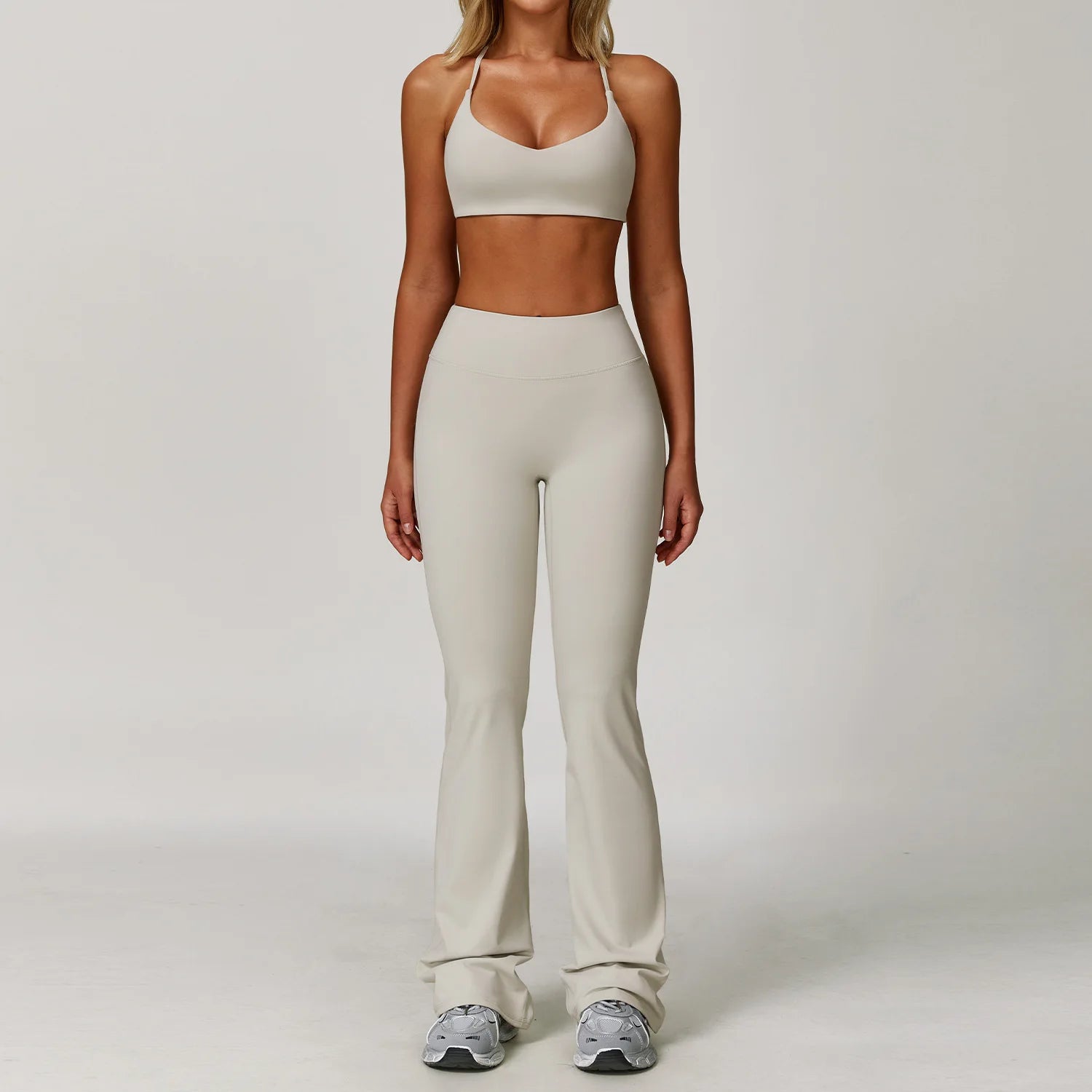 Women’s 2/3 Piece Long Sleeve Gym Set | Sculpting Activewear