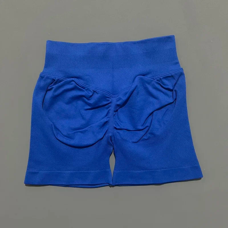 SculptaForHer Sculpt Scrunch Shorts | High Waisted Seamless Gym Shorts