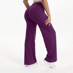SculptForHer Women’s Straight Leg Gym Trousers – Soft Stretch Pilates, Yoga & Activewear Pants