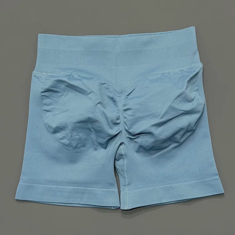 SculptaForHer Sculpt Scrunch Shorts | High Waisted Seamless Gym Shorts