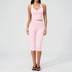 SculptForHer Sculpt & Move Seamless Capri Gym Set – Women’s 2 Piece Activewear