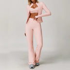 Women’s 2/3 Piece Long Sleeve Gym Set | Sculpting Activewear